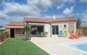 Stunning home in Ginestas w/ Outdoor swimming pool, Outdoor swimming pool and 3 Bedrooms
